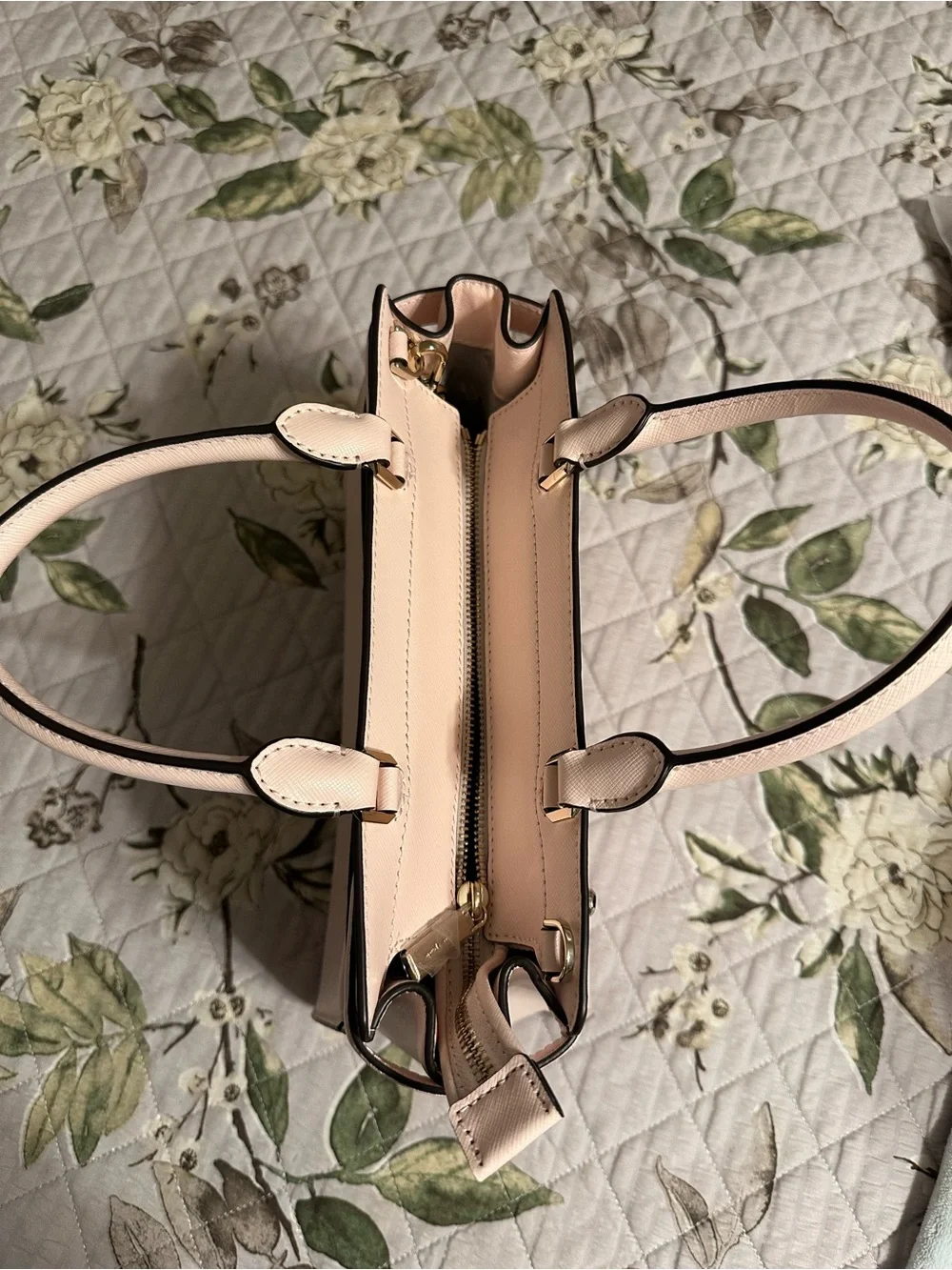 kate spade Staci Blush Pink Leather Medium Crossbody Satchel